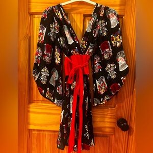 Trashy Diva Multicolor Kimono with Red Accents